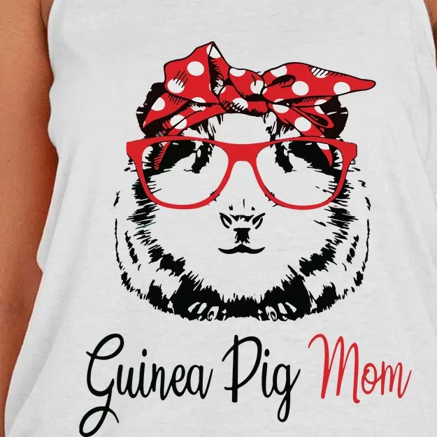 Guinea Pig Mom Women's Knotted Racerback Tank