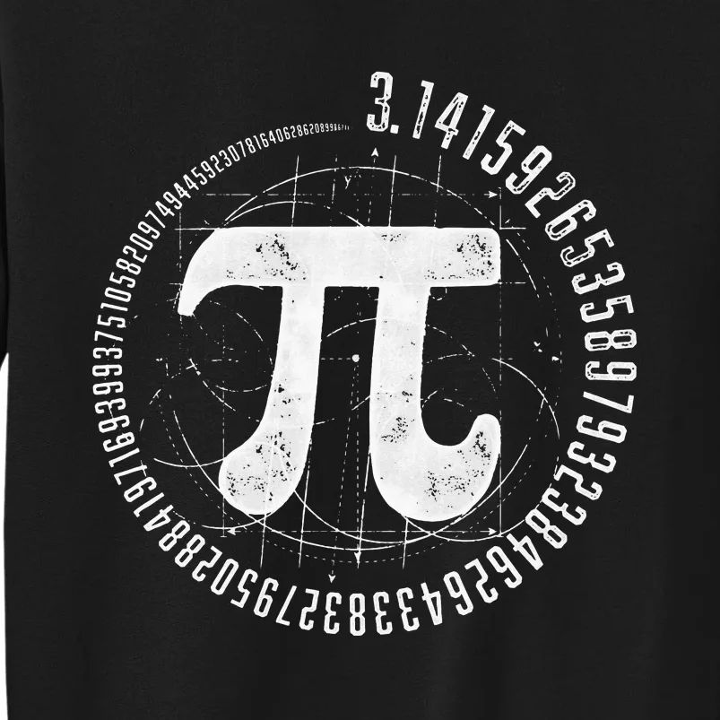 Geometry Pi Math Science STEM 3.14 Pi Day Tall Sweatshirt