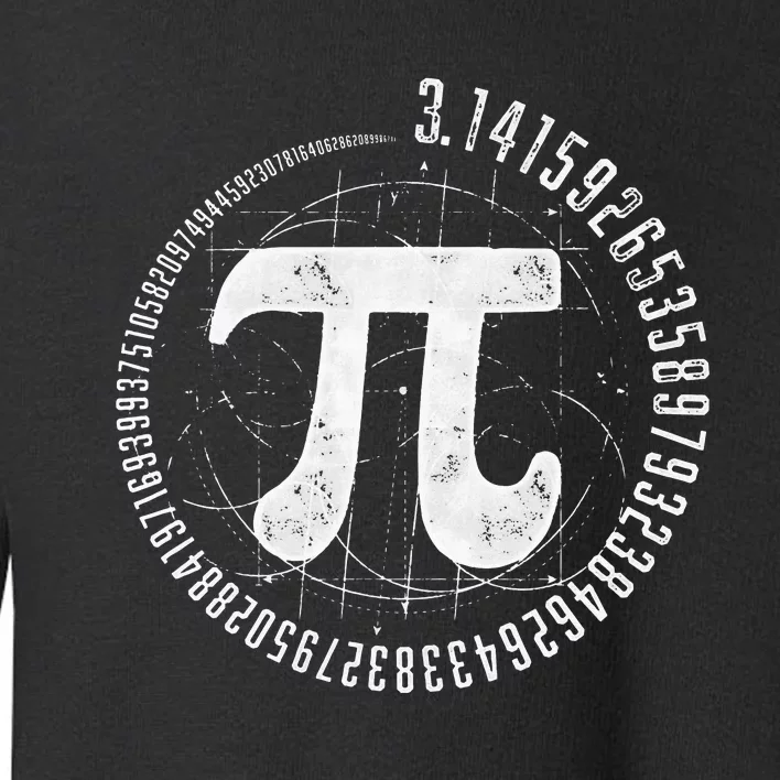 Geometry Pi Math Science STEM 3.14 Pi Day Toddler Sweatshirt