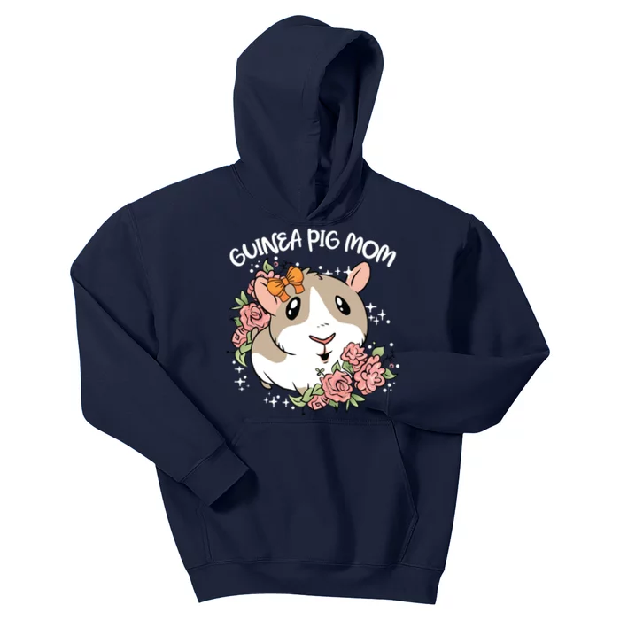 Guinea Pig Mom Cute And Funny Gift For Pet Animal Lovers Mommy Mama Mothers Kids Hoodie