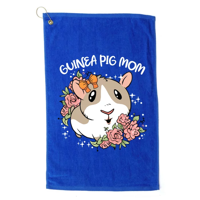 Guinea Pig Mom Cute And Funny Gift For Pet Animal Lovers Mommy Mama Mothers Platinum Collection Golf Towel