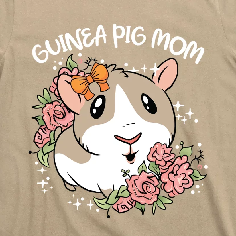 Guinea Pig Mom Cute And Funny Gift For Pet Animal Lovers Mommy Mama Mothers T-Shirt