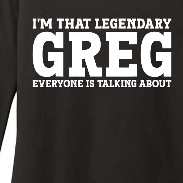 Greg Personal Name First Name Funny Greg Womens CVC Long Sleeve Shirt