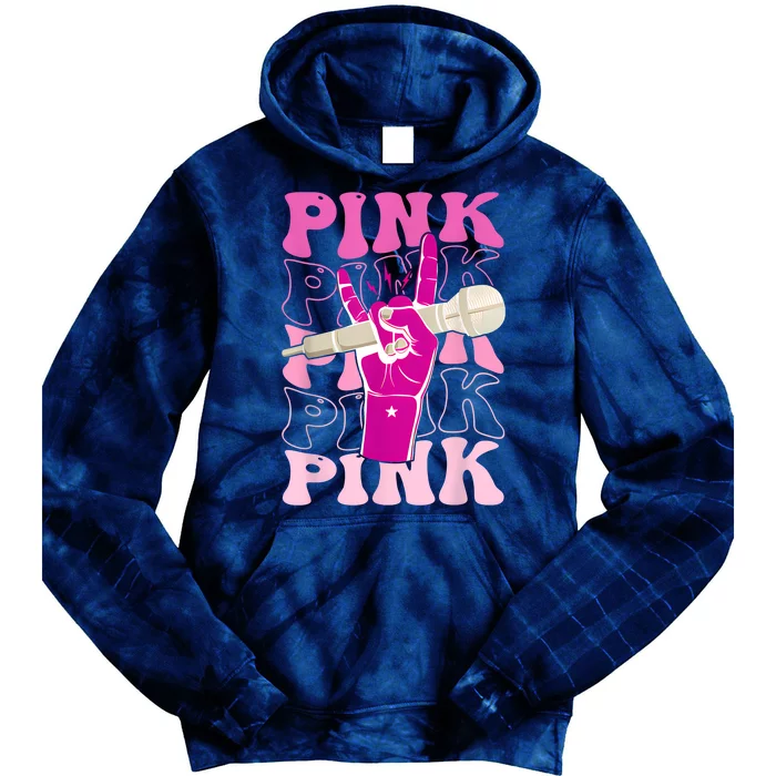 Groovy Personalized Name Retro Tie Dye Hoodie