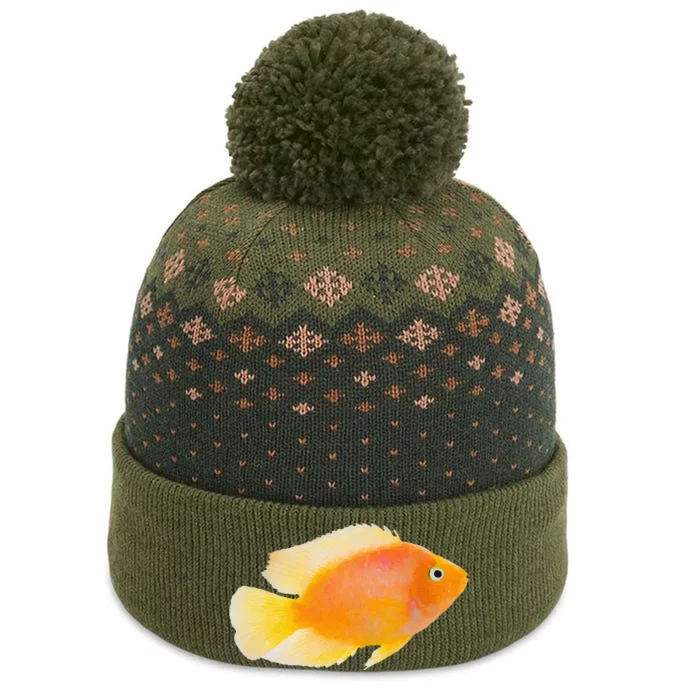 GoldFish Pet Novel Design For Aquarium Nature Lover The Baniff Cuffed Pom Beanie