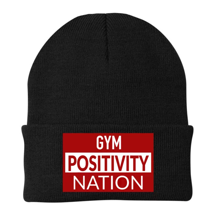 Gym positivity nation Knit Cap Winter Beanie