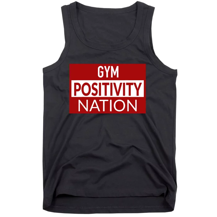 Gym positivity nation Tank Top