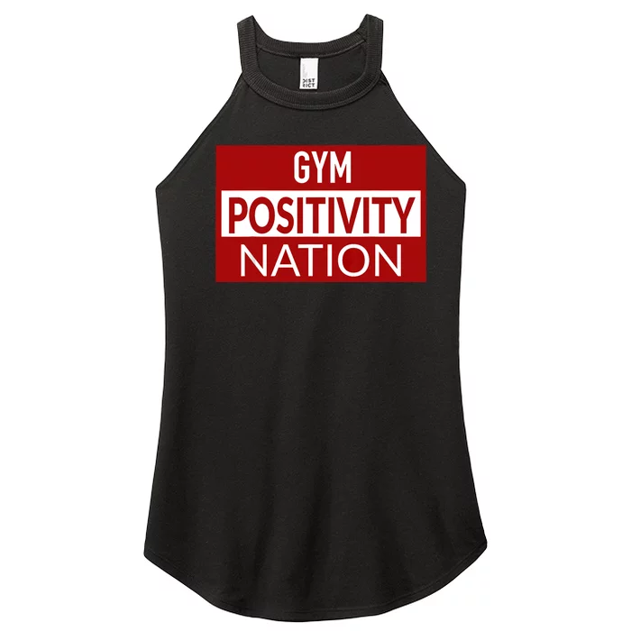 Gym positivity nation Women’s Perfect Tri Rocker Tank