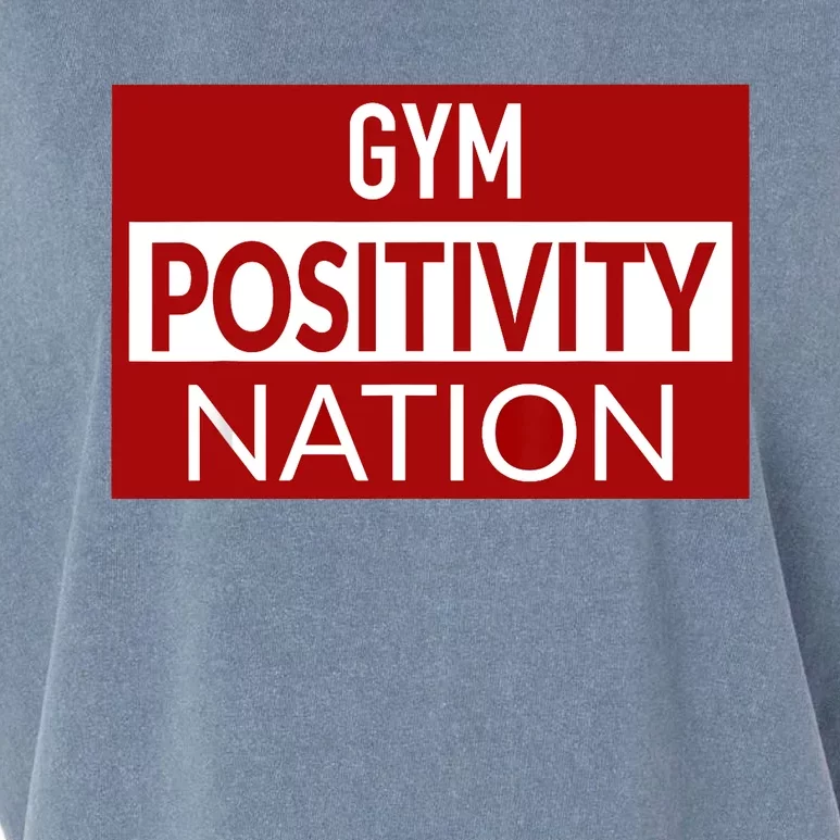 Gym positivity nation Garment-Dyed Women's Muscle Tee