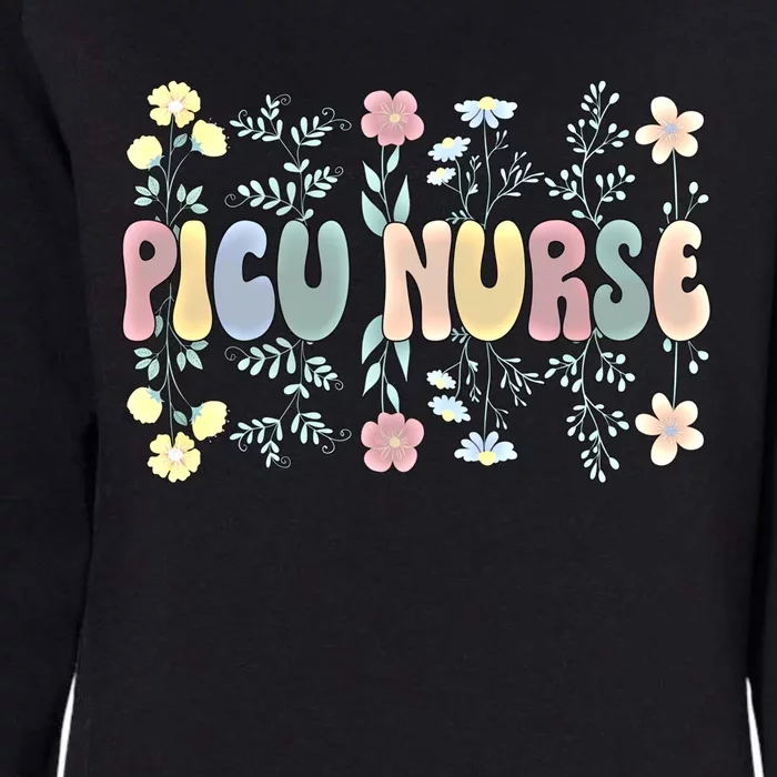 Groovy Picu Nurse Pediatric Intensive Care Unit Meaningful Gift Womens California Wash Sweatshirt