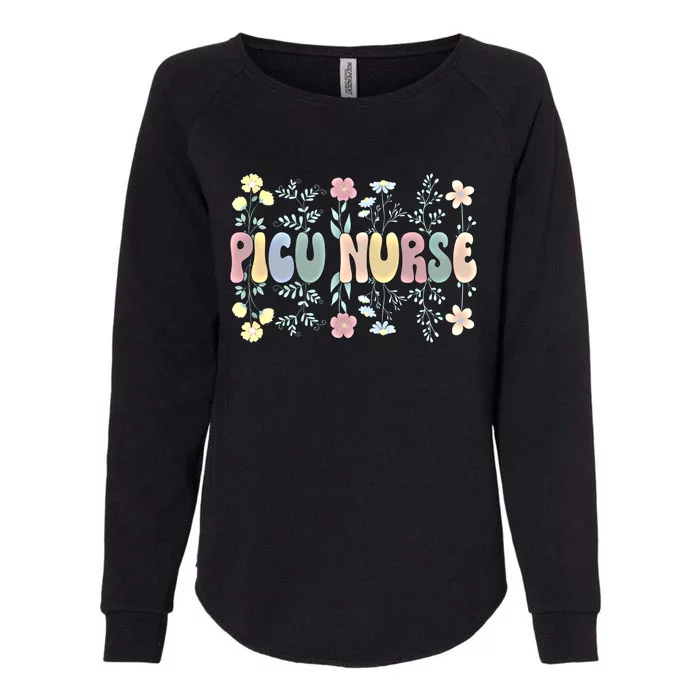 Groovy Picu Nurse Pediatric Intensive Care Unit Meaningful Gift Womens California Wash Sweatshirt