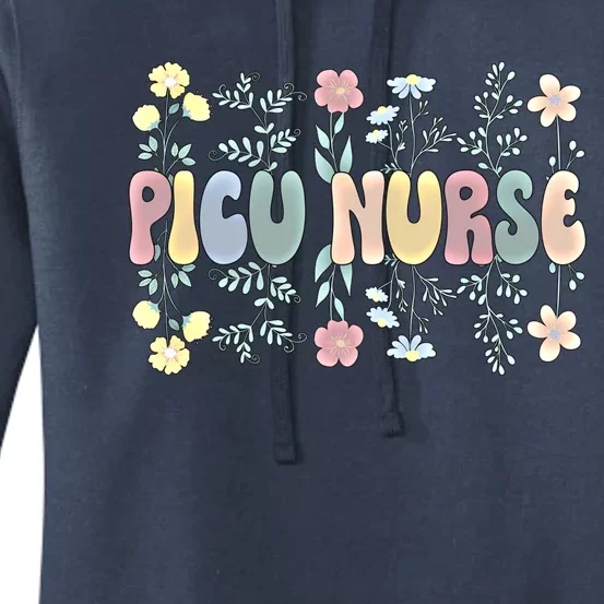 Groovy Picu Nurse Pediatric Intensive Care Unit Meaningful Gift Women's Pullover Hoodie