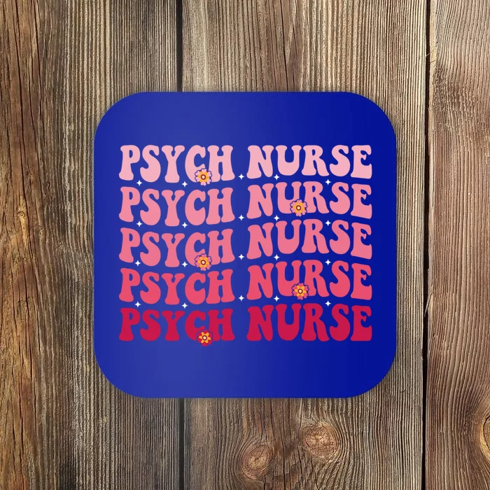 Groovy Psych Nurse Psychiatric Nursing Week Tal Health Cute Gift Coaster