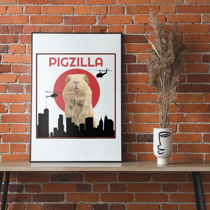 Guinea Pig Novelty Pigzilla Poster