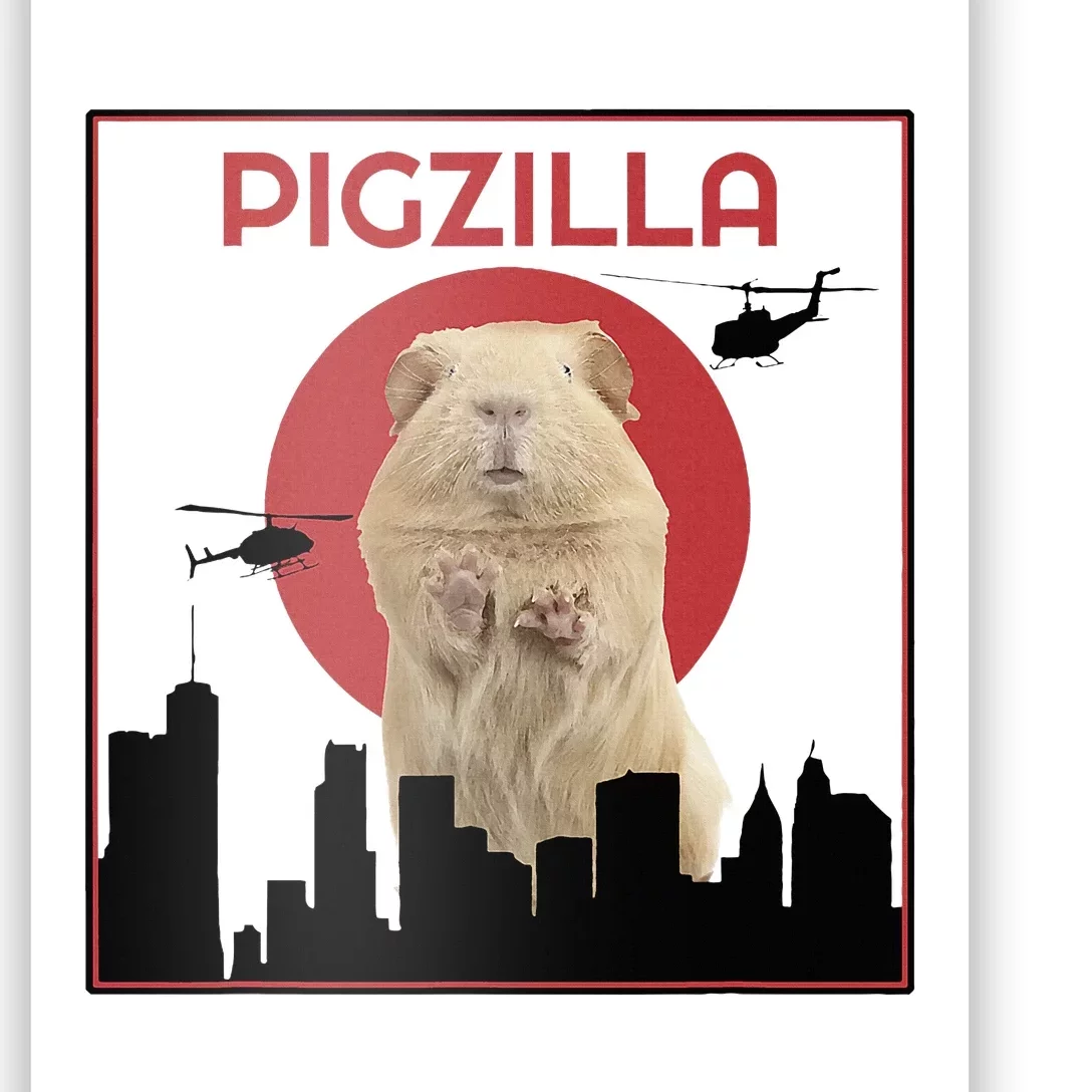 Guinea Pig Novelty Pigzilla Poster