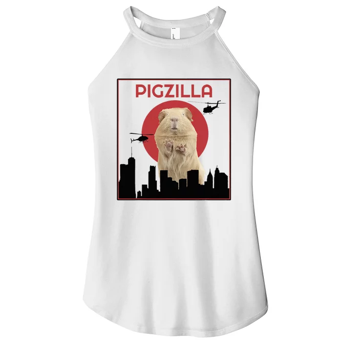 Guinea Pig Novelty Pigzilla Women’s Perfect Tri Rocker Tank