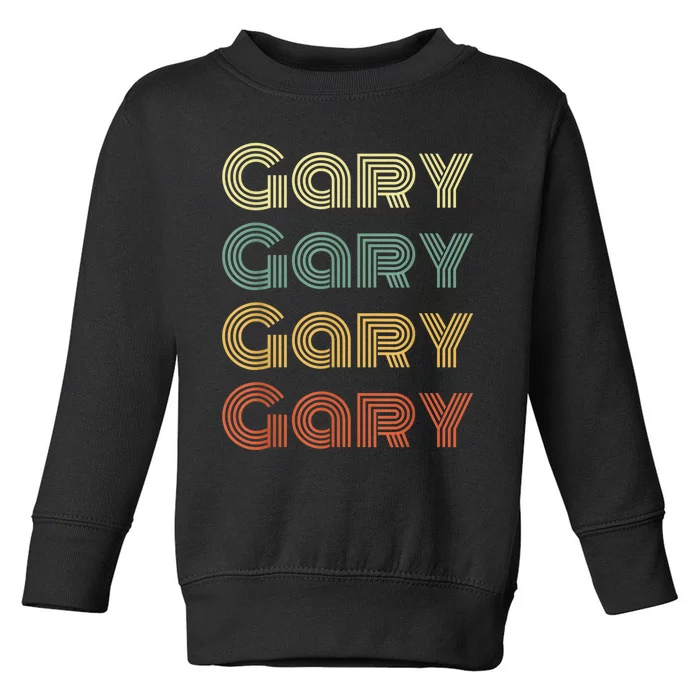 GARY Personalized Name Retro Vintage Gifts For GARY Toddler Sweatshirt