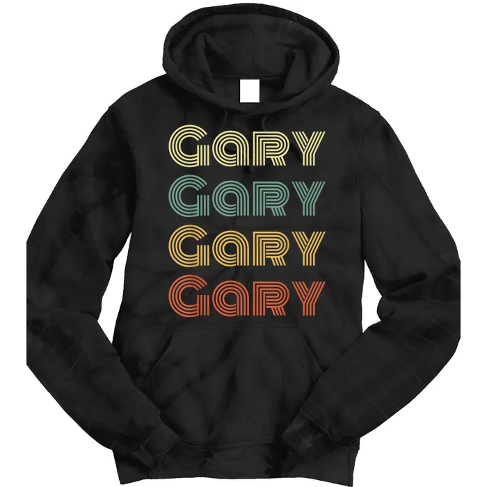 GARY Personalized Name Retro Vintage Gifts For GARY Tie Dye Hoodie