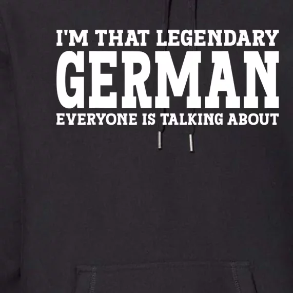 German Personal Name First Name Funny German Premium Hoodie