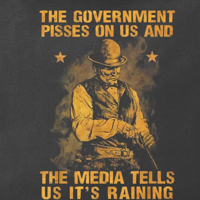 Government Pisses On Us And The Media Tell Us ItS Raining Zip Tote Bag