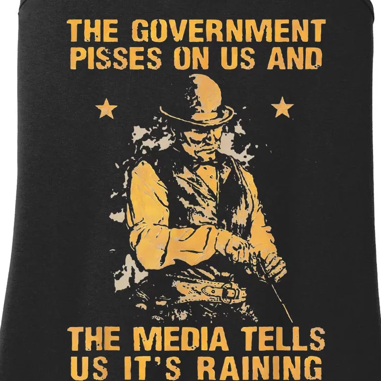 Government Pisses On Us And The Media Tell Us ItS Raining Ladies Essential Tank