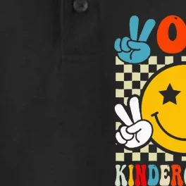 Groovy Peace Out Kindergarten Graduation Dry Zone Grid Performance Polo