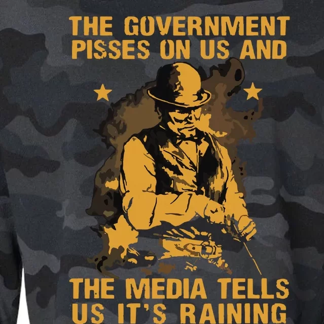 Government Pisses On Us And The Media Tell Us Its Raining Cropped Pullover Crew