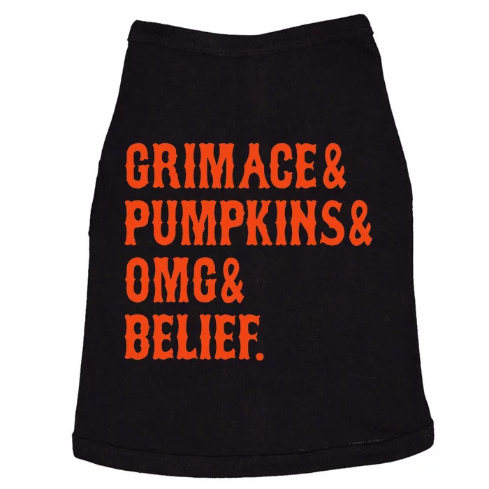 G.R.I.M.A.C.E & Pumpkins & Omg & Belief New York Omg Doggie Tank