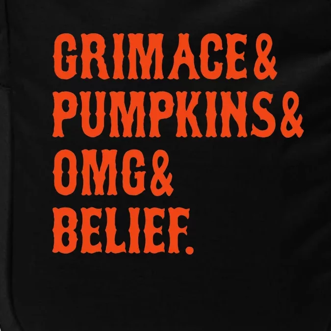 G.R.I.M.A.C.E & Pumpkins & Omg & Belief New York Omg Impact Tech Backpack