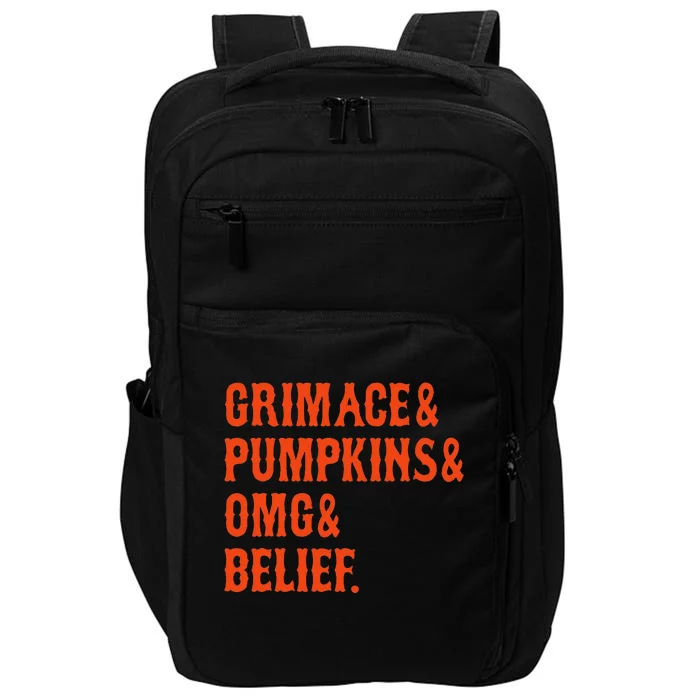 G.R.I.M.A.C.E & Pumpkins & Omg & Belief New York Omg Impact Tech Backpack