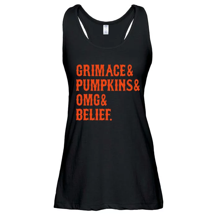 G.R.I.M.A.C.E & Pumpkins & Omg & Belief New York Omg Ladies Essential Flowy Tank