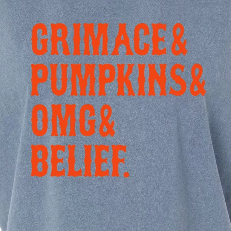 G.R.I.M.A.C.E & Pumpkins & Omg & Belief New York Omg Garment-Dyed Women's Muscle Tee