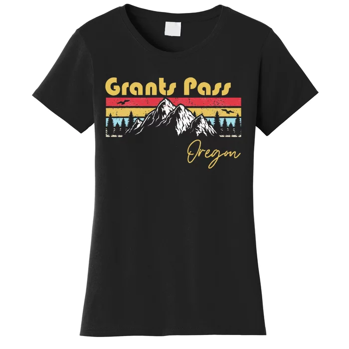 Grants Pass Oregon Roots Hometown Vintage Home State Pride Women's T-Shirt