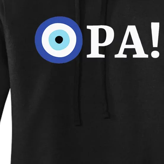 Greek Pride Opa Evil Eye Hellas Greece Gift Women's Pullover Hoodie