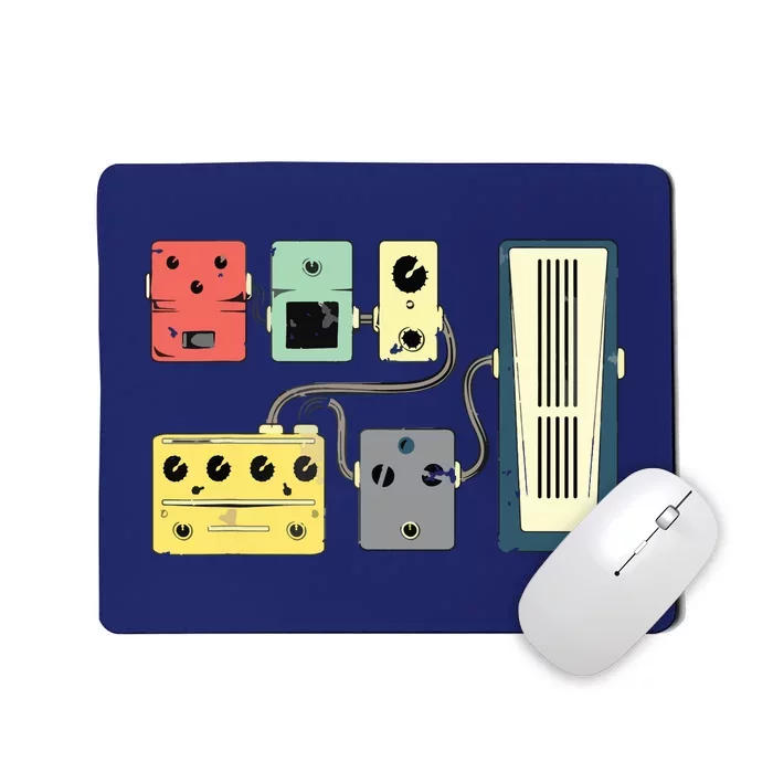 Guitar Player Pedal Board Guitarist Gifts Playing Guitars Mousepad