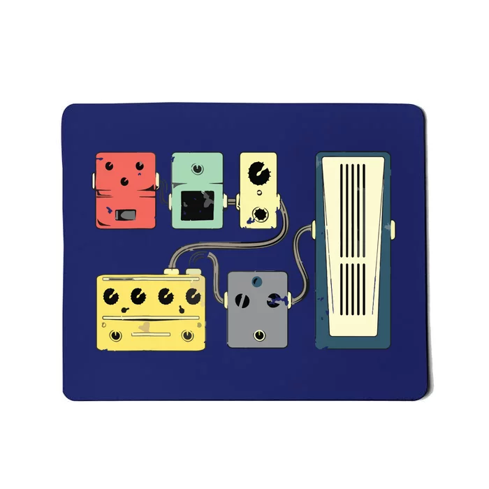 Guitar Player Pedal Board Guitarist Gifts Playing Guitars Mousepad