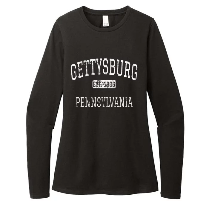 Gettysburg Pennsylvania Pa Vintage Womens CVC Long Sleeve Shirt