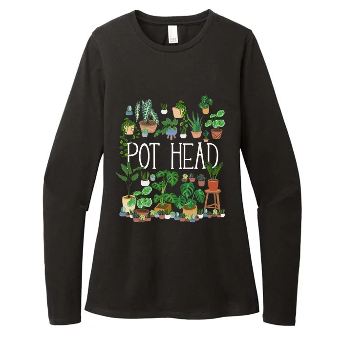 Gardening Potted Plant Lover Pot Head Gardener Garden Womens CVC Long Sleeve Shirt