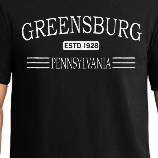 Greensburg Pennsylvania Pa Pajama Set