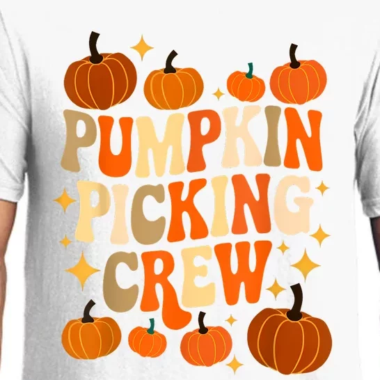 Groovy Pumpkin Picking Crew Matching Family Autumn Pajama Set