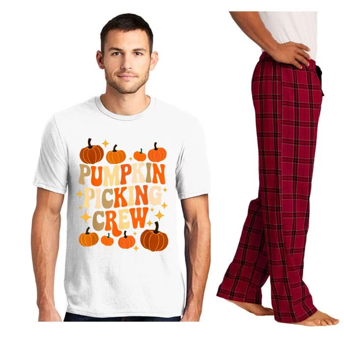 Groovy Pumpkin Picking Crew Matching Family Autumn Pajama Set