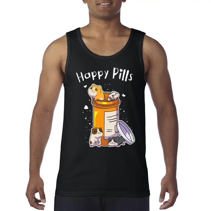 Guinea Pigs Pills Anime Cute Tank Top