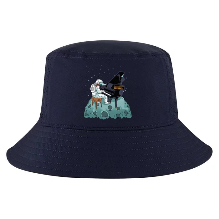 Grand Piano Pianist Gift Astronaut Music Piano Cool Comfort Performance Bucket Hat