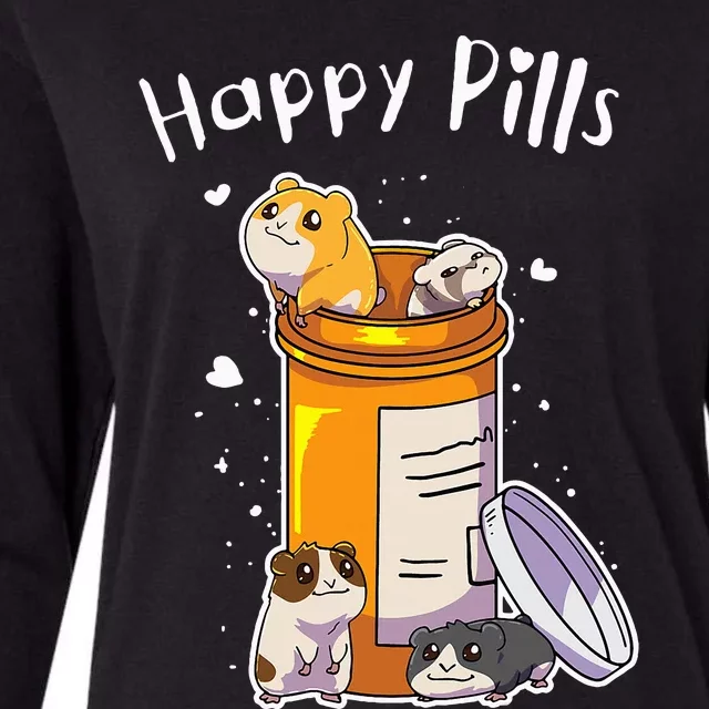 Guinea Pigs Pills Anime Cute Gift Womens Cotton Relaxed Long Sleeve T-Shirt