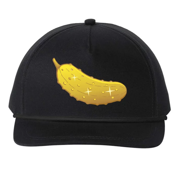 Golden Pickle Pickleball Award Snapback Five-Panel Rope Hat