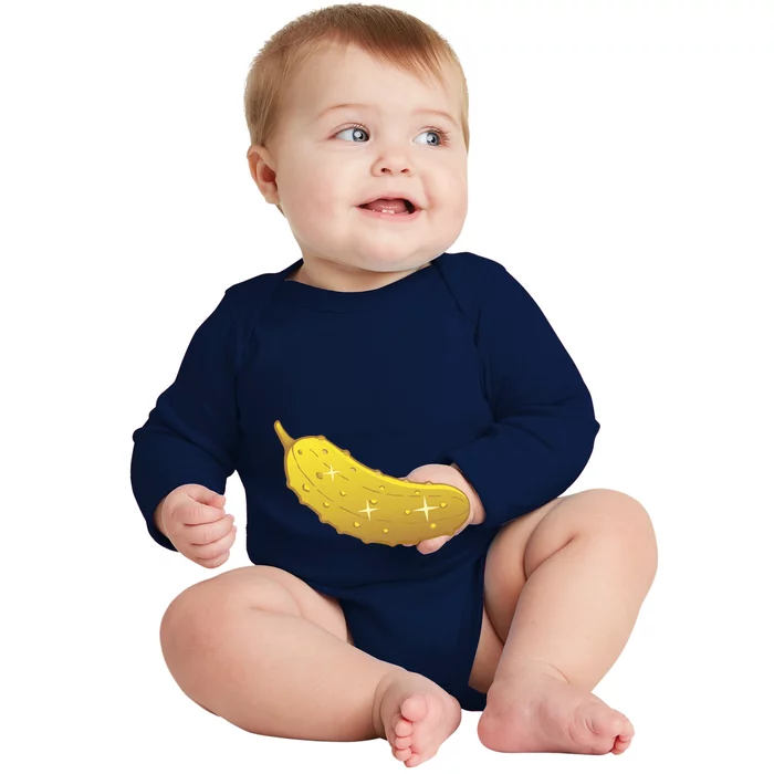 Golden Pickle Pickleball Award Baby Long Sleeve Bodysuit