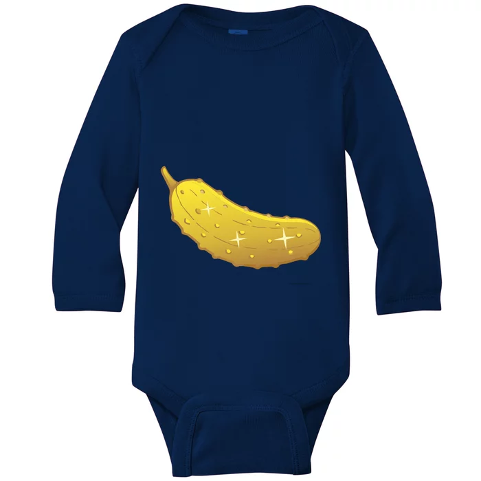 Golden Pickle Pickleball Award Baby Long Sleeve Bodysuit