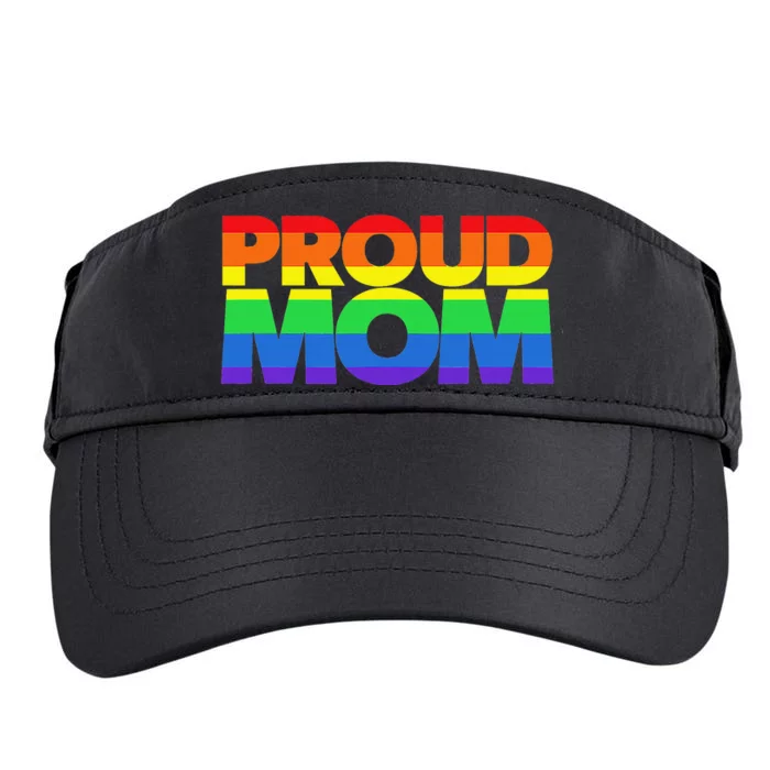 Gay Pride Proud Mom LGBT parent gift Mother's Day Adult Drive Performance Visor