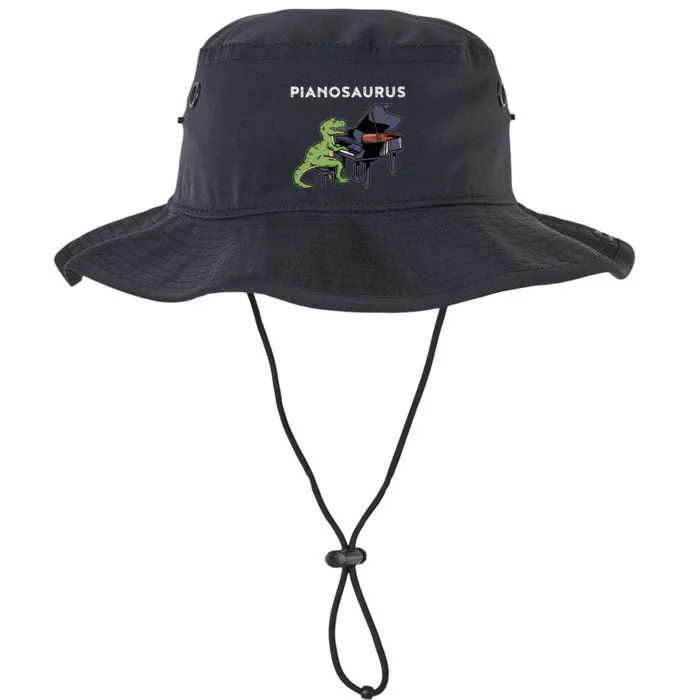 Grand Piano Pianist Gift Dinosaur Music Piano Legacy Cool Fit Booney Bucket Hat