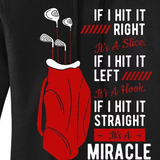 Golf Putter Par Golfer Birdie Golfing Bogey Eagle Gift Idea Women's Pullover Hoodie